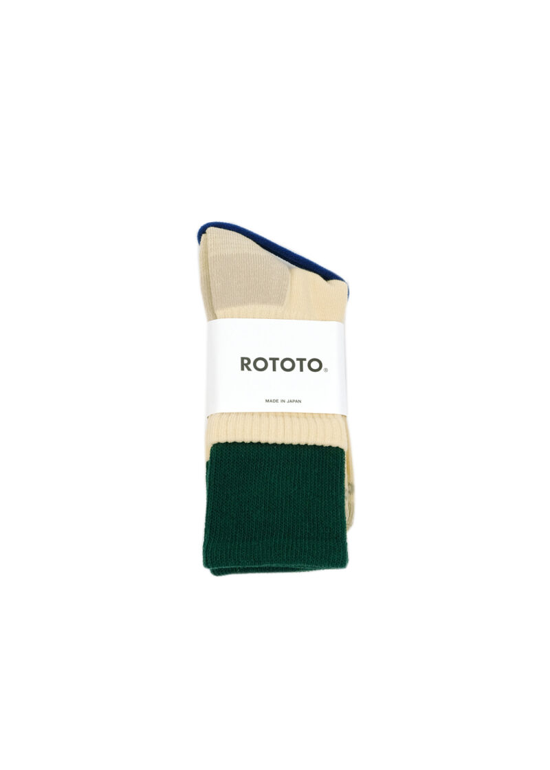Rototo_organic-cotton-double-layer-crew-socks-green-ivory-01