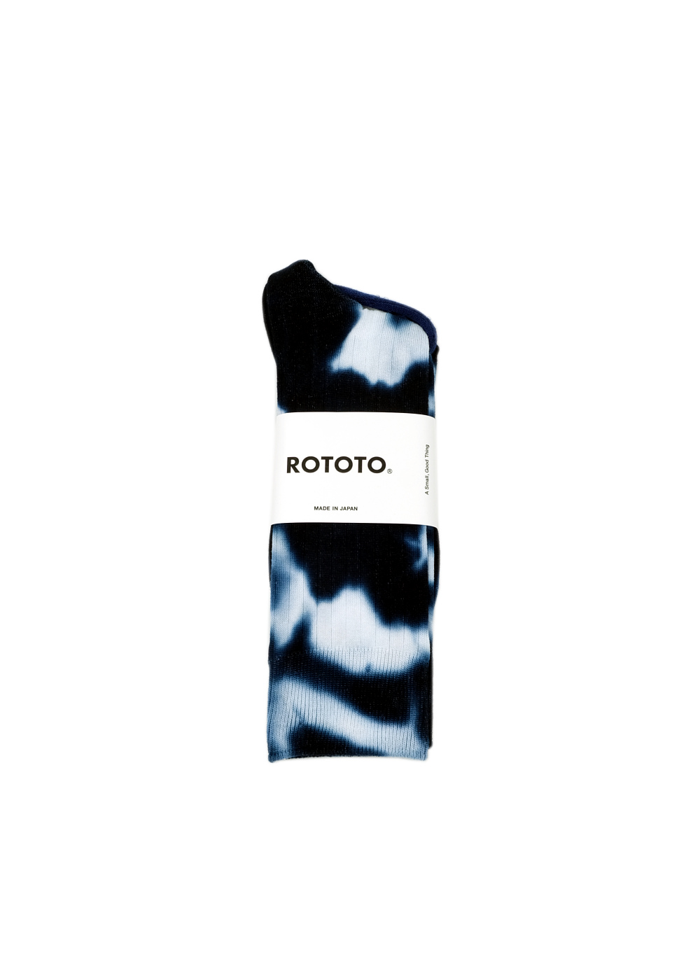 ROTOTO-TIEDYEFORMALCREWSOCKS-NAVYWHITE-01