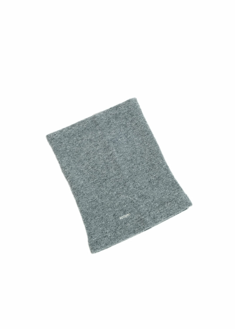ROTOTO-MOF NECK WARMER-Gray-front