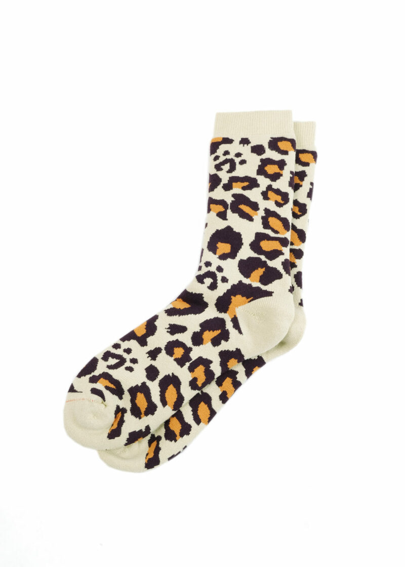 ROTOTO-PILE LEOPARDCREWSOCKS-BDO-Open