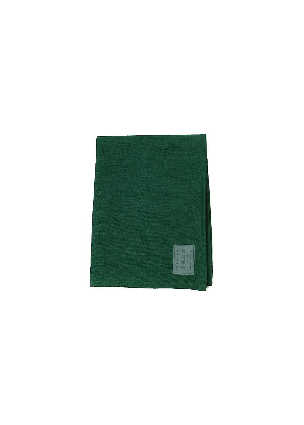 Linen Kitchen Cloth Green Front