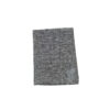 Linen Kitchen Cloth Herringbone Black Front
