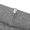 Linen Kitchen Cloth Herringbone Black Hook