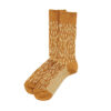 ROTOTO Rain Drop Crew Socks - D.Yellow/Ivory