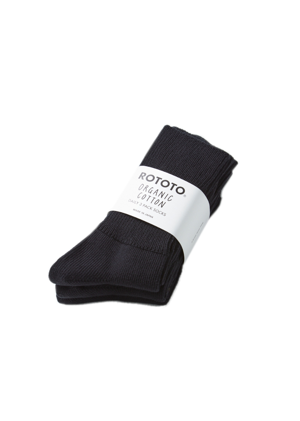 Rotot_Organic-Daily-3-Packs-Ribbed-Crew-Socks_Black