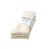 Rotot_Organic Daily 3 Packs Ribbed Crew Socks_Ivory_01