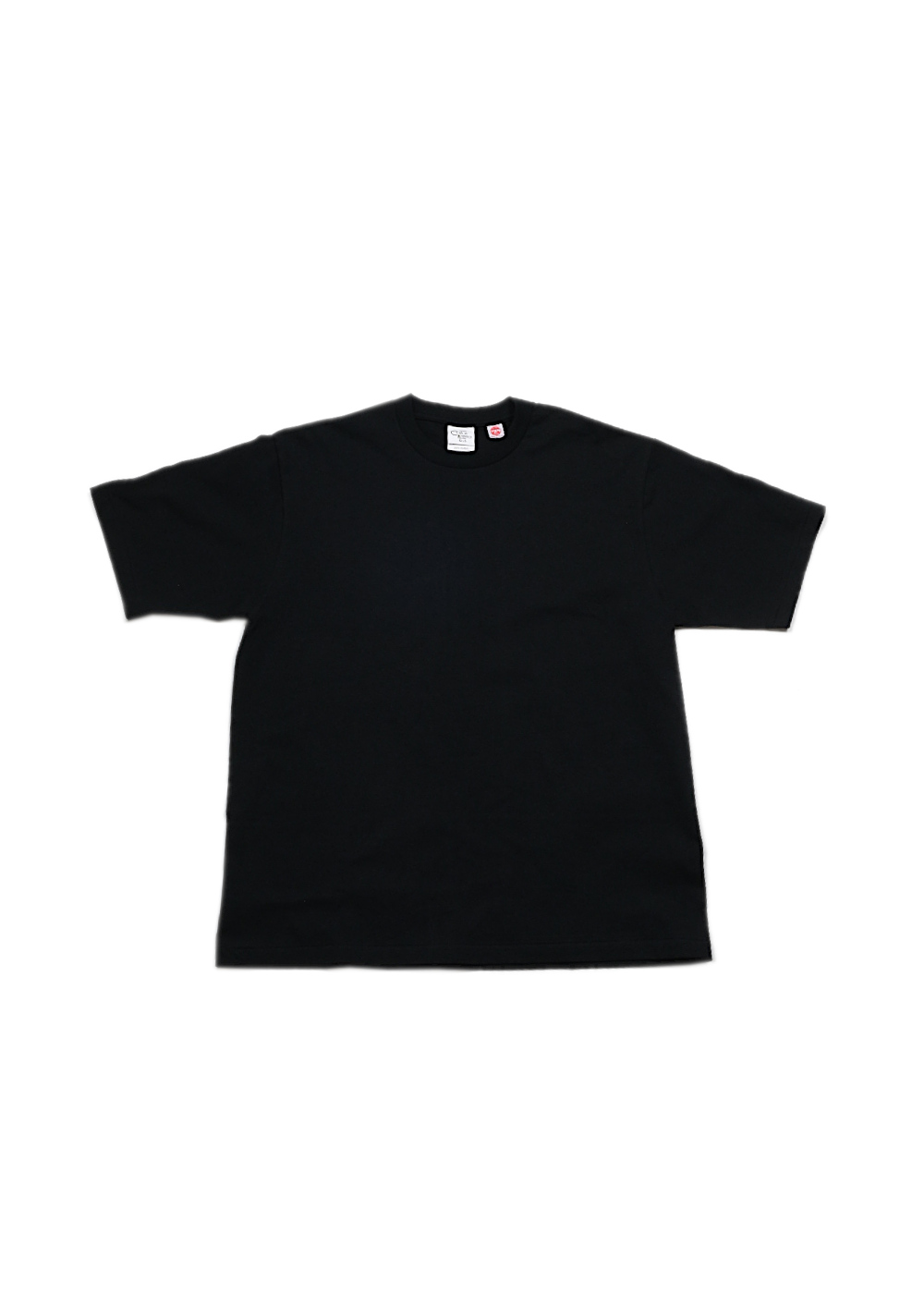 Cotton Research Club-SS-T-Shirt-black front
