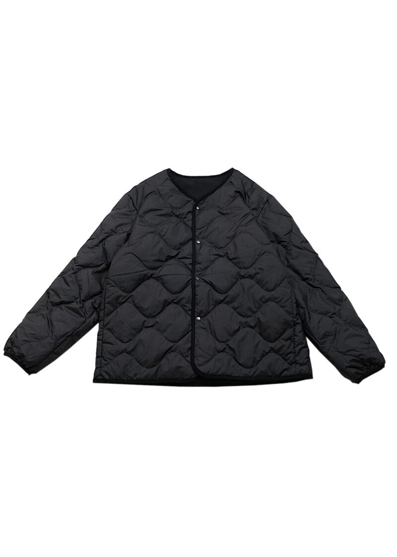 nanamica Reversible Down Cardigan - Black