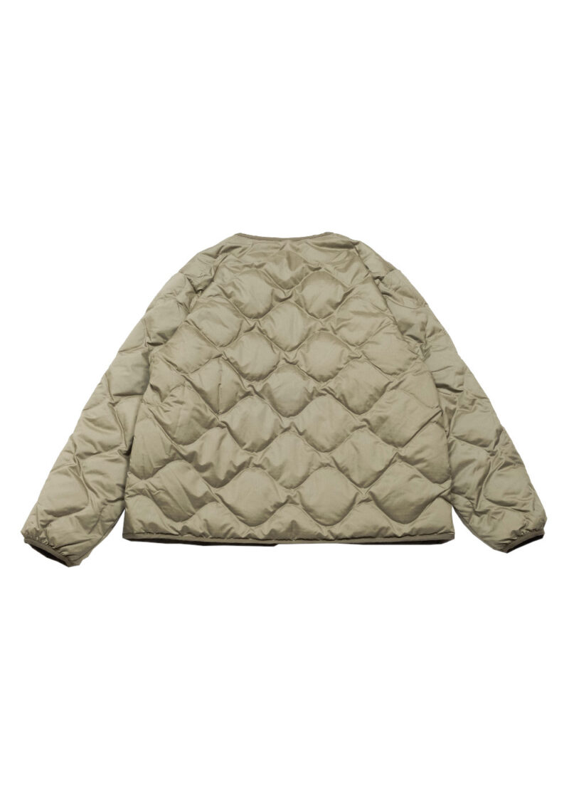 nanamica Reversible Down Cardigan - Khaki Beige