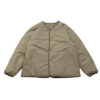 nanamica Reversible Down Cardigan - Khaki Beige