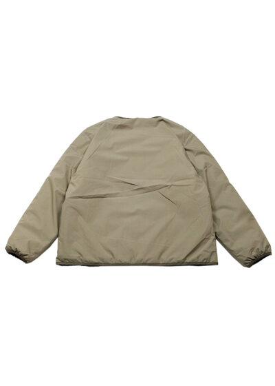 nanamica Reversible Down Cardigan - Khaki Beige