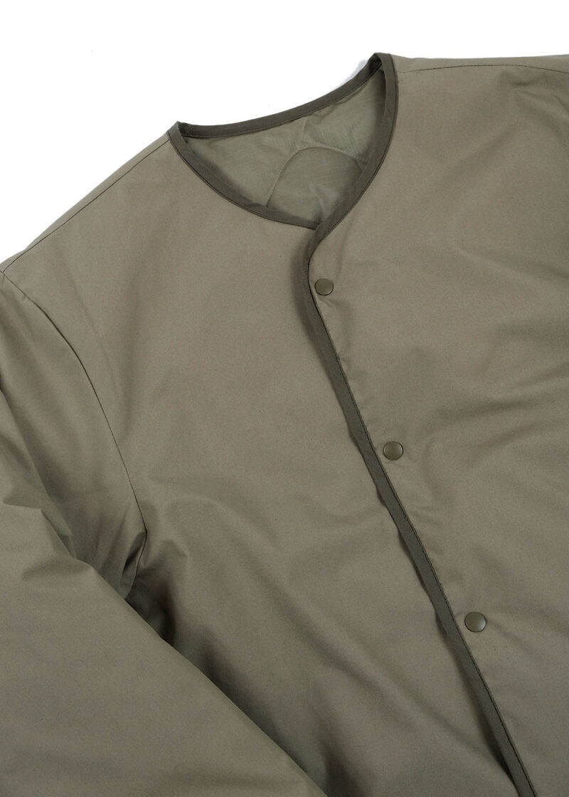 nanamica Reversible Down Cardigan - Khaki Beige