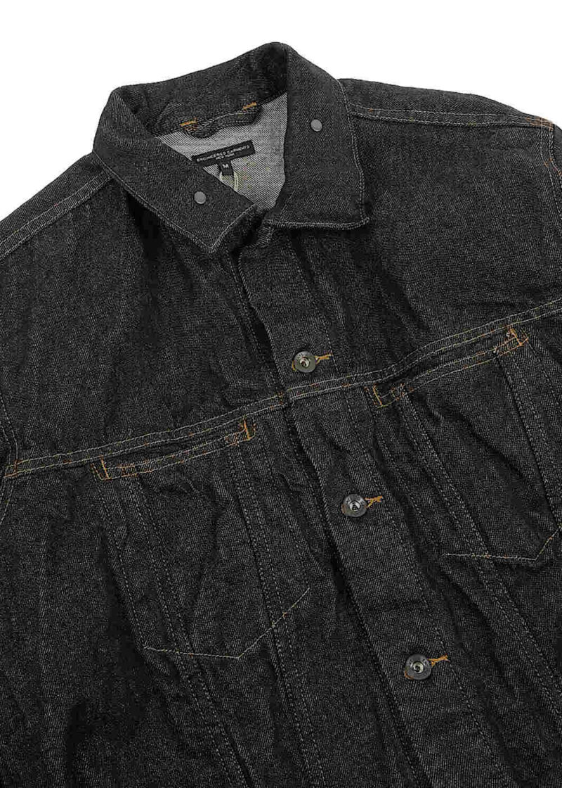 Engineered Garments Type 5 Jean Jacket - Black 14oz Cone Denim