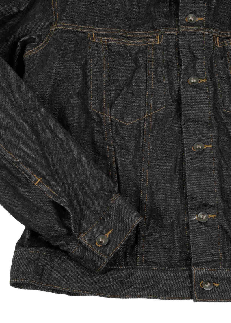 Engineered Garments Type 5 Jean Jacket - Black 14oz Cone Denim