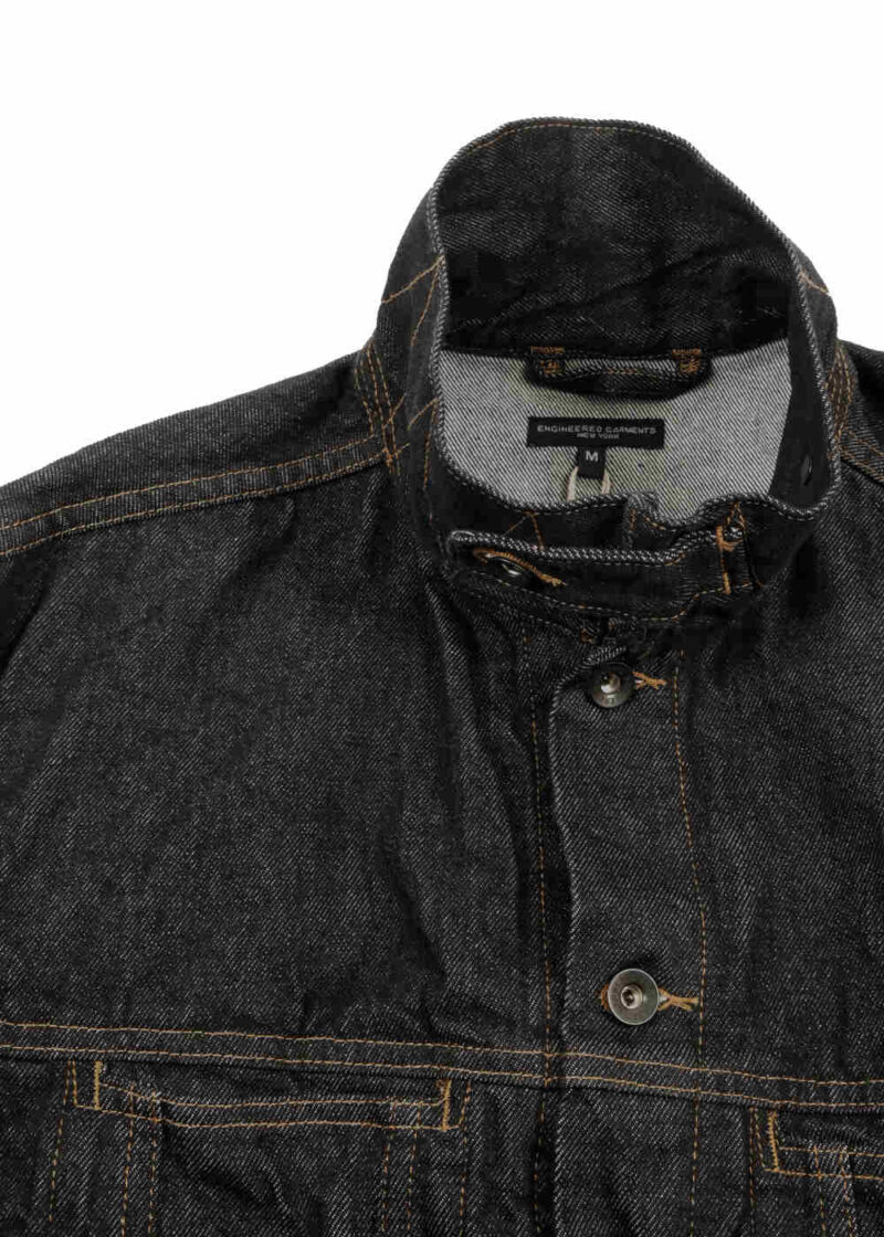 Engineered Garments Type 5 Jean Jacket - Black 14oz Cone Denim