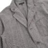 Engineered Garments Loiter Jacket - Lt.Grey Wool Striped HB