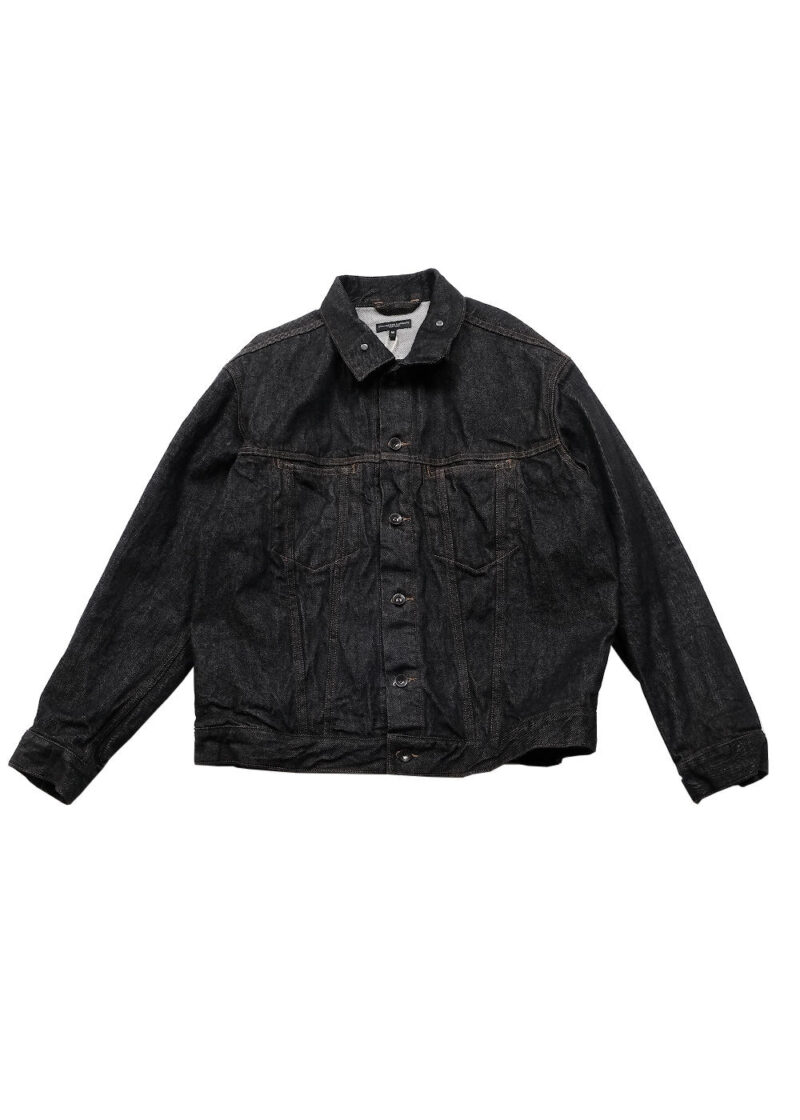 Engineered Garments Type 5 Jean Jacket - Black 14oz Cone Denim