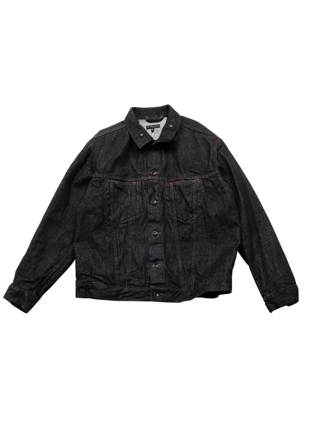 Engineered Garments Type 5 Jean Jacket - Black 14oz Cone Denim