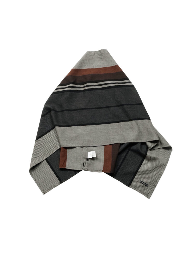 Engineered Garments Button Shawl - Multi Color Wide Wool