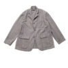 Engineered Garments Loiter Jacket - Lt.Grey Wool Striped HB