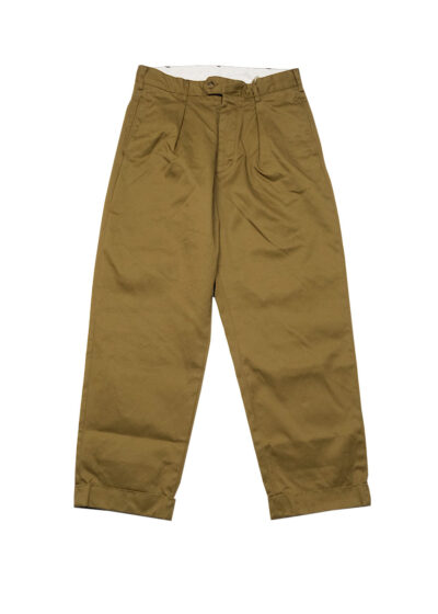 Engineered Garments Carlyle Pant - Camel Cotton High Count H