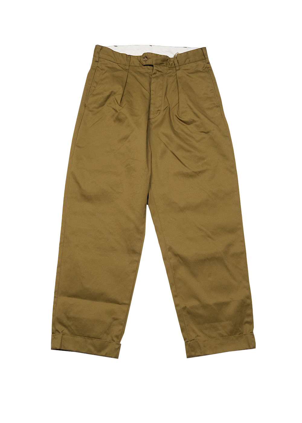 Engineered Garments Carlyle Pant - Camel Cotton High Count H