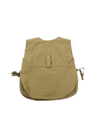 Alternative view of Newsboy Vest - Khaki Coated Nyco Twill