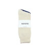 ROTOTO Cotton Waffle Crew Sock - Raw White