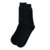 ROTOTO Cotton Waffle Crew Sock - Black
