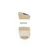 ROTOTO Checkerboard Pattern Socks - Khaki