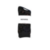 ROTOTO Pile Leopard Crew Socks - Charcoal