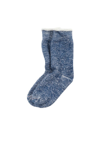 ROTOTO Double Face Crew Socks “Merinowool & Organic Cotton” - Deep Ocean