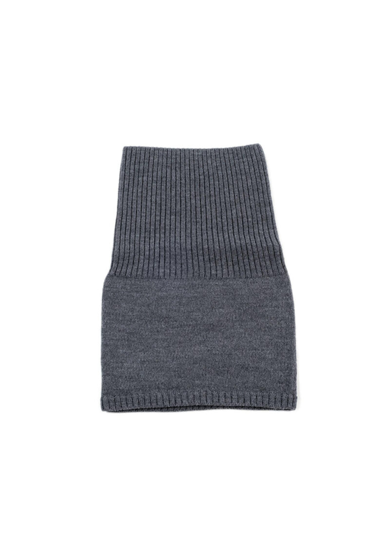 Rototo Extra Fine Merino Seamless Snood_Dark Gray