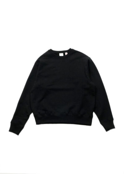 Cotton Research Club-Loopwheel Terry Crewneck-Black