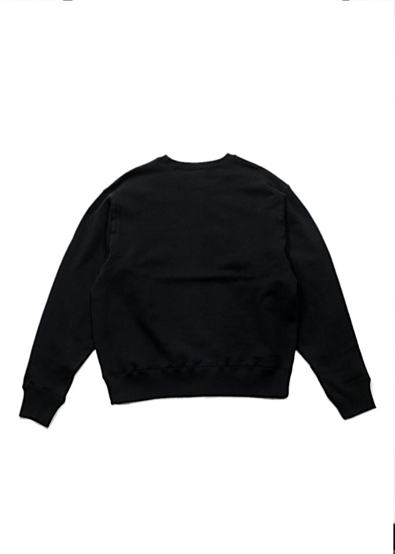 Cotton Research Club-Loopwheel Terry Crewneck-Black