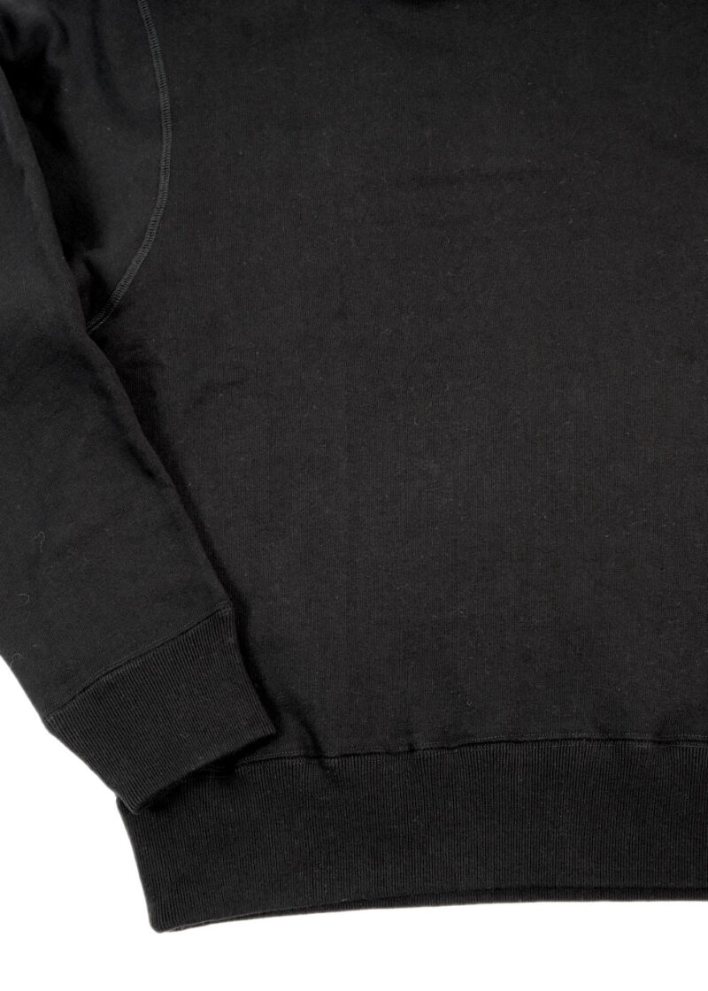 Cotton Research Club-Loopwheel Terry Crewneck-Black