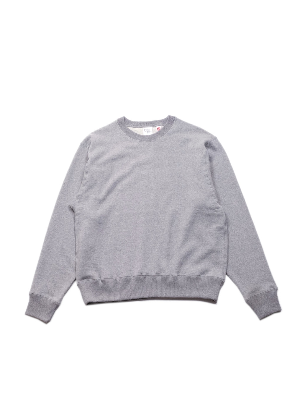 Cotton Research Club-Loopwheel Terry Crewneck-Gray