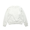 Cotton Research Club-Loopwheel Terry Crewneck-white