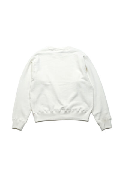 Cotton Research Club-Loopwheel Terry Crewneck-white