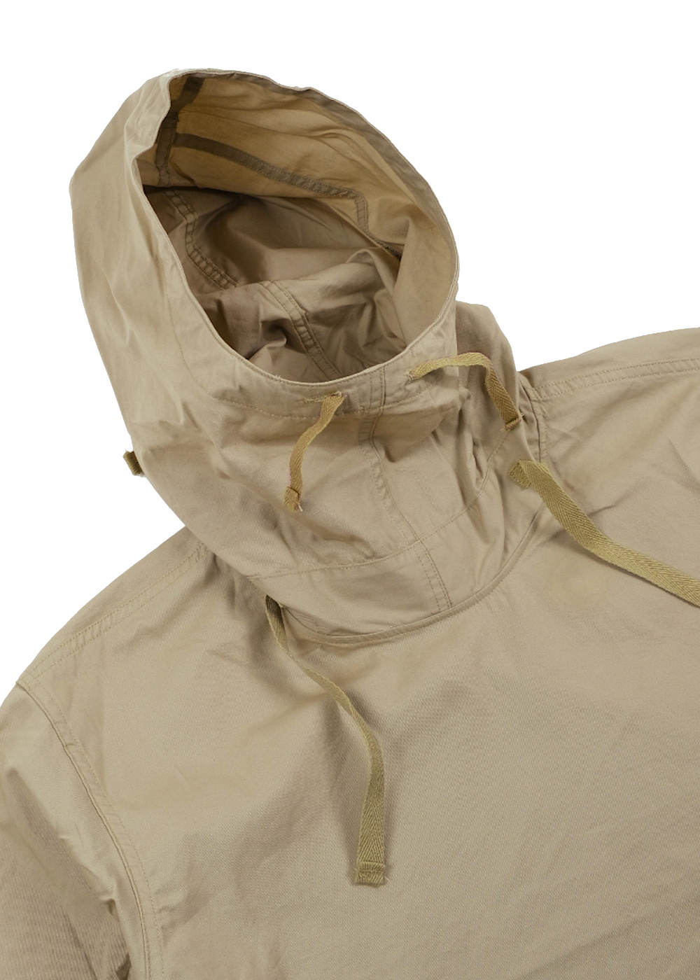 Engineered Garments Workaday Salvage Smock Khaki Cotton Micro Sanded Twill