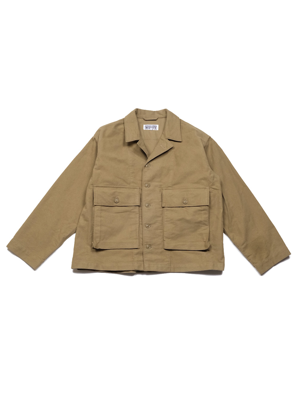 Engineered Garments Workaday Sea Bees Jacket Camel Cotton Moleskin