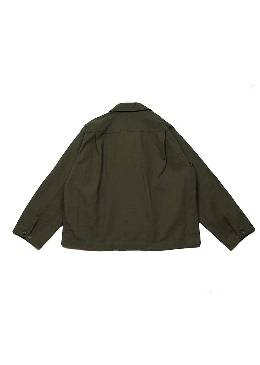 Engineered Garments Workaday Sea Bees Jacket Olive Heavyweight Cotton Ripstop