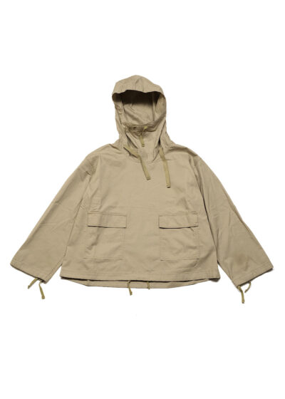 Engineered Garments Workaday Salvage Smock Khaki Cotton Micro Sanded Twill