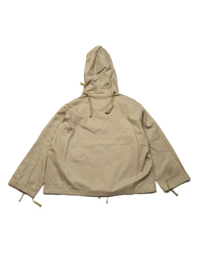 Engineered Garments Workaday Salvage Smock Khaki Cotton Micro Sanded Twill
