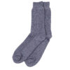ROTOTO Cotton Waffle Crew Socks - Steel Purple