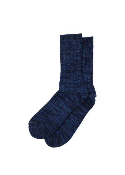 ROTOTO Organic Cotton Indigo 2-tone Socks