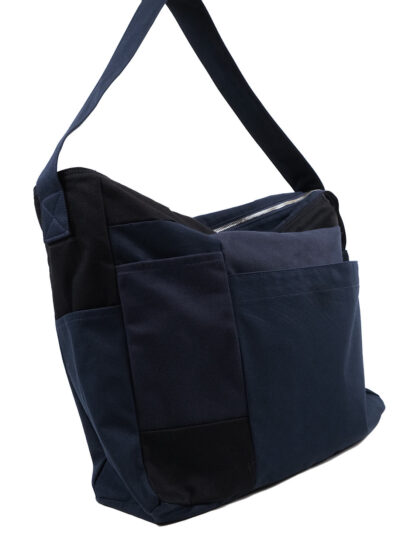 nanamica Cotton Canvas Shoulder Bag - Navy