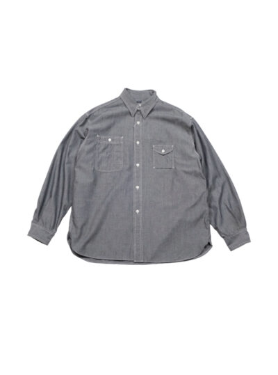 nanamica Regular Collar Chambray Shirt - Gray