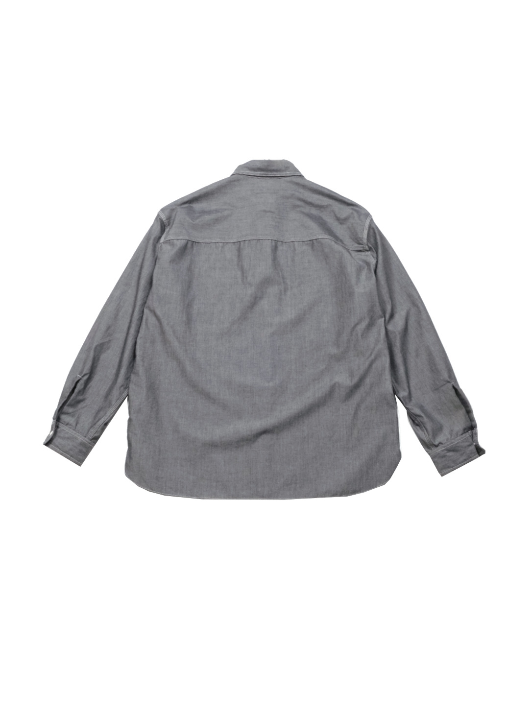 nanamica Regular Collar Chambray Shirt - Gray