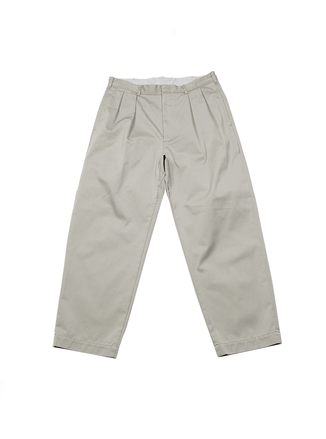 nanamica Double Pleated Chino Pants - Light Gray